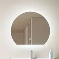 Spiegel Lucande, Celestiel, Metallisch, für Badezimmer, Glas, Modern - 50 - 43