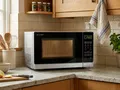 Sharp R-242INW Mikrowelle 800W 20L UHR TIMER ECO 8 Programme Auftaufunktion