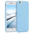 kwmobile Handyhülle für Apple iPhone 6 / 6S Hülle - TPU Case - Kabelloses Laden - Schutzhülle Cover in Taubenblau