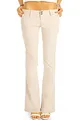 BE STYLED Damen Hosen, Stoffhosen aus Organic Cotton, Bio Baumwolle Chinos Bio-7 38/M beige