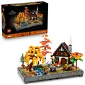 LEGO Icons Autumn Cottage Garden - Miniature Building Set for Adults - Display M
