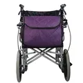 Rollstuhltasche, Rollstuhl-Rucksack für die meisten elektrischen, manuellen Rollstühle oder Elektromobile, große Tragetasche zum Aufhängen auf der Rückseite, für Handicap, Senioren (lila)
