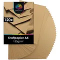 OfficeTree Kraftpapier 1546, A4, 130 g/m², braun, 120 Blatt
