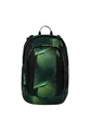Satch air Schulrucksack ab 5. Klasse gepolstert 26L Stauraum standfest Laptopfach Seismic Green - Schwarz
