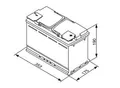 BOSCH Starterbatterie 0092s5a130 12V 68Ah 850A für VW CHEVROLET DAF Opel Ford Volvo ALFA ROMEO Vaughall Fiat Mercedes Bentley SEAT ROLLS-ROYCE B