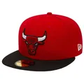 Cap Herren, New Era Chicago Bulls NBA Basic Cap, Rot