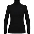Odlo Damen Active Warm Half Zip Longsleeve (Größe XS, schwarz)