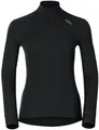 Odlo Active Warm Eco Top Turtle LS Half Zip Women black - Größe XS