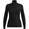 Odlo Damen Active Warm BL Top Turtle Neck l/s Half Zip schwarz