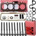 ELRING ZYLINDERKOPFDICHTUNG + SCHRAUBEN für VW GOLF I+II SCIROCCO JETTA 1.6 1.8