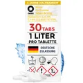 Wicked Chili 30 Stück 1 Liter Wassertabletten zur Trinkwasser Entkeimung, Wasseraufbereitung Entkeimungsmittel, Wasserentkeimung & Trinkwasseraufbereitung, Reiseapotheke Notfall Travel Ausrüstung