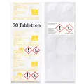 Wicked Chili 30 Stück 1 Liter Wassertabletten zur Trinkwasser Entkeimung, Wasseraufbereitung Entkeimungsmittel, Wasserentkeimung & Trinkwasseraufbereitung, Reiseapotheke Notfall Travel Ausrüstung