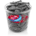 Red-Band Lakritz Salzheringe, süß & gesalzen, 100 Stück, wiederverschließbare Dose, ohne künstliche Farbstoffe, 1,18 kg