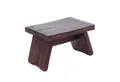 DESIGN DELIGHTS Hocker NOSTALGISCHER FUßHOCKER "SCHEMEL", Altholz massiv, Holzhocker, 03 d