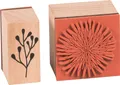 Heyda 204888690 Stempelset Blumen 10Stück