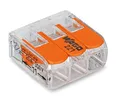 Wago Compact Hebelklemme 221 Anzahl Leiter: 3, 0,14 - 4 mm², 50 Stück
