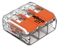 5x WAGO Klemme 221-413, 4qmm mit Hebel Verbindungsklemme Hebelklemme Dosenklemme