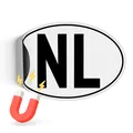 Länderkennzeichen 17,5x11,5cm nach DIN EU-Norm Magnetschild RV005-27 Niederlande
