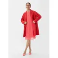 Comma Minikleid Chiffon-Kleid mit Plisseefalten 38
