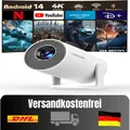 Mini Projektor 4K Full HD 1080P 200ANSI 80