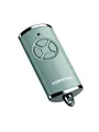 Hörmann Handsender HSE 4 BS (Frequenz 868 MHz, Hochglanz Classic grau, Garagentorantrieb mit Chrom-Kappen, Batterien, Maße 28x70x14 mm, inkl. Schlüsselring) 4511577