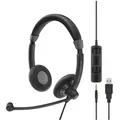 EPOS IMPACT SC 75 USB MS Kabelgebundenes, beidseitiges Headset mit 3,5-mm-Klinkenstecker und USB-Anschluss