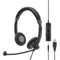 EPOS SC 75 USB MS, Schwarz, Headset, Inline-Control, Kunstleder, BRANDNEU