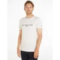 Tommy Hilfiger T-Shirt TOMMY FLAG HILFIGER TEE aus Bio-Baumwolle, Regular Fit weiß XXXL (56)
