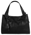 Cluty Shopper Echt Leder Damen 021850 Made in Italy, Smartphonefach, Ledertasche Damen, Handtasche Echtleder, Umhängetasche groß