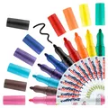 10 x Edding dicke Fasermaler Kinder Filzstifte auswaschbar Funtastics  3mm