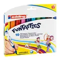 Edding FUNTASTICS Kinderfasermaler 10er-Set Kids Filzstifte bunt auswaschbar