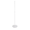 K&M 260/1 Mikrofonstativ Reinweiß – Solostativ mit Trittschalldämpfung - 87 - 157,5 cm ausziehbar, 3/8“ Gewindeanschluss