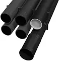 Fränkische Kabuflex-S DN 110 3-M-Stangen mit Muffe, 110 mm, 3 m, schwarz (19021110)