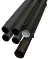 Fränkische Rohrwerke 19021110 KabuflexS1103m-St sw Wellrohr Schwarz 3m