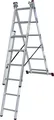 Krause Aluminium-Vielzweckleiter CORDA mit Treppenfunktion 4,55 m
