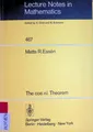 The Cos pi Lambda Theorem Lecture Notes in Mathematics, 467 Essén, Matts R.: