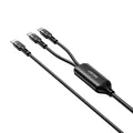4894160057457 UNITEK KABEL USB-C 2W1 PD 100W SILIKON 1,8M UNITEK