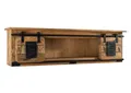Wandregal Mango 130x25x35 natur lackiert RAILWAY #165