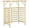 vidaXL Pergola, für 2 Mülltonnen Kiefernholz Imprägniert