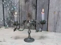 Chic Antique Kerzenhalter Metall bronze Antik Kirchenkerzenhalter Metall Shabby