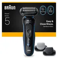 BRAUN Series 5 Elektrorasierer +2 Aufsätze, 52-B1650s Herrenrasierer #1907011