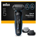 Braun Series 5 Elektrorasierer +2 Aufsätze 52-B1650s Herrenrasierer Rasierer