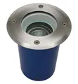 LED Bodenstrahler schwenkbar rund Edelstahlring IP67 fuer LED Lampen GU10