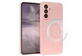 EAZY CASE Handyhülle für Samsung Galaxy A56 Hülle Silikon 6,7 Zoll, MagSafe Schutzhülle Silikoncover mit Kameraschutz Rosa / Altrosa