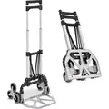 Juskys Treppensackkarre klappbar & bis 80 kg - für Treppen - Handschuhe & Seile