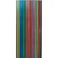 CONACORD Insektenschutz-Vorhang Decona Türvorhang Streifenvorhang bunt, 90 x 200 cm, Polyethylen - hohe Stranganzahl bunt