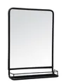 Laursen - Wandspiegel mit Ablage 70x49cm (3129-25) Metall Schwarz Retro Vintage