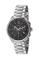 Joop Herrenuhr Chronograph Datum Quarz Edelstahl Schwarz Silber JP101171F08