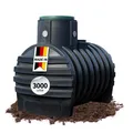 4rain MONO Erdtank 3000 Liter inkl. Tankabdeckung - unterirdische Zisterne