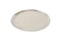 BOLTZE GRUPPE GmbH Dekotablett PHÖNIX, Ø 43 cm, Silbergrau, Aluminium (1 St), vernickelt